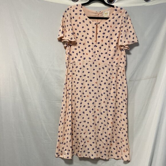 Maeve Geoplanes Floral Dress Size 10 - Picture 2 of 6